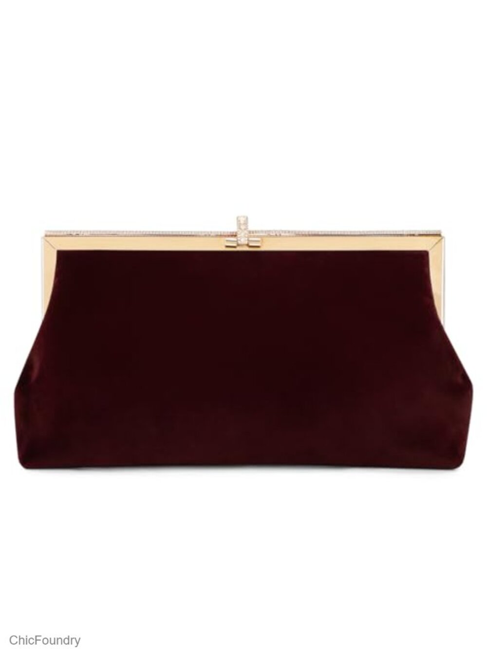 Velvet Evening Clutch with Chain, Formal Wedding Party Purse